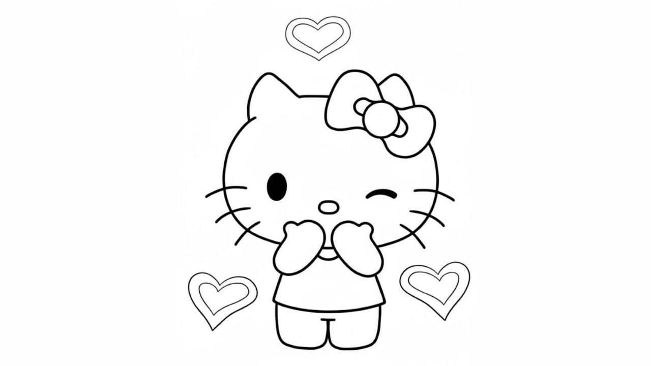 Hello Kitty Flying Kiss